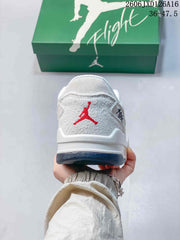 Jordan Flight Court Low-Top Basketball Shoes – White