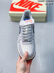 Nike Air Force 1 '07 Low Stüssy Nebula Gray Sneakers