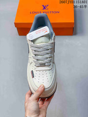 Nike Air Force 1 '07 Low White and Gray Sneakers