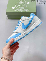 Jordan Air Jordan 1 Low Labubu Graphic Sneakers, Blue and White