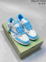 Jordan Air Jordan 1 Low Labubu Graphic Sneakers, Blue and White