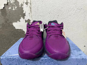 Nike Basketball Shoes in Purple with Turquoise Swoosh