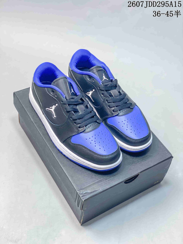 Jordan Air Jordan 1 Low Black Blue White Sneakers