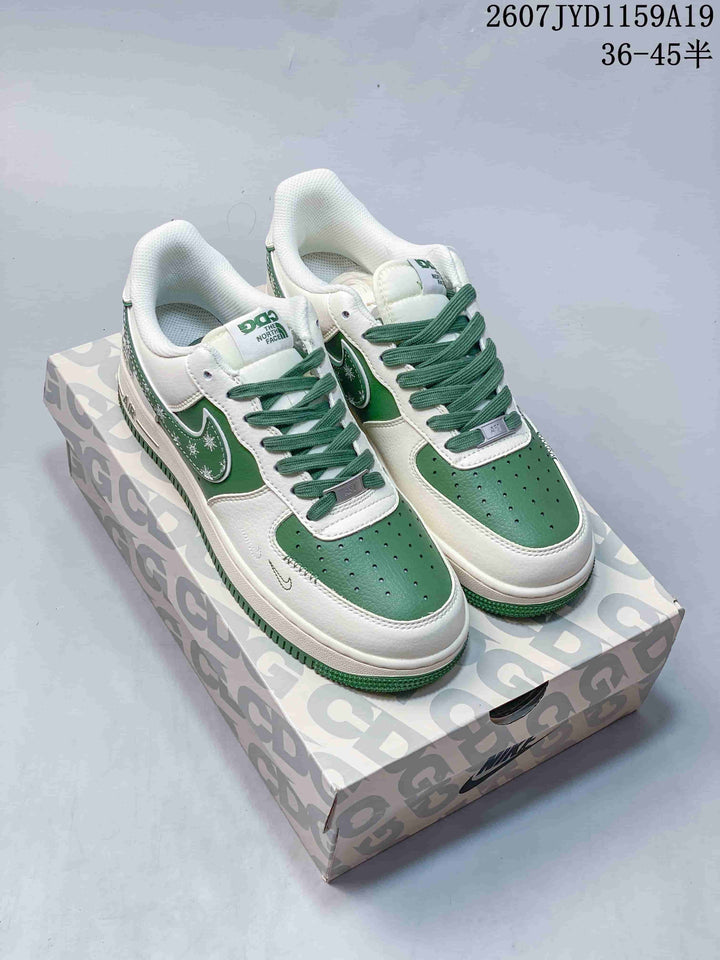 Nike Air Force 1 '07 Low White Green Sneakers 2607JYD1159A19