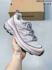 Salomon XT-6 Expanse Seasonal Sneakers, White and Lavender