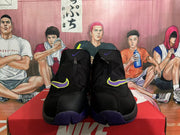 Nike The Glove Basketball Sneakers Black Purple Yellow