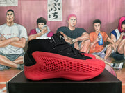 Adidas Basketball Shoes, Black and Red High-Top