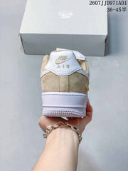 Nike Air Force 1 '07 Low Sneakers in Beige and White