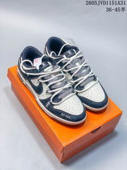 Nike SB Dunk Low Louis Vuitton-Style Sneakers