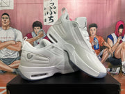 Jordan White Basketball Sneakers