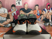 Nike Basketball Shoes in White, Gray, Orange and Purple