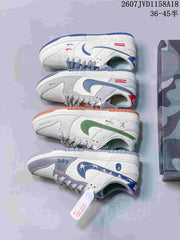 Nike SB Dunk Low Gray Multi-Color Custom Style 2607JVD1158A18