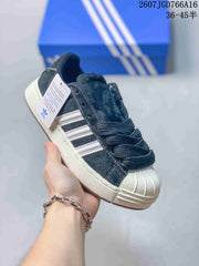Adidas Superstar Sneakers Black and White 2607JGD766A16