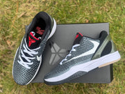 Nike Kobe 6 Basketball Shoes Black White Red