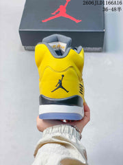 Jordan Air Jordan 5 Retro Tokyo Yellow High-Top Sneakers IO3372-700