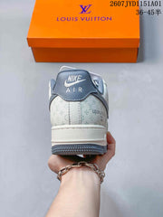 Nike Air Force 1 '07 Low White and Gray Sneakers