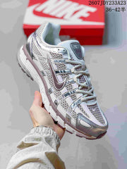 Nike P-6000 Premium Sneakers White Silver Red 2607JDY233A23