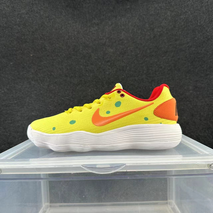 Nike Yellow and Orange Low-Top Sneakers