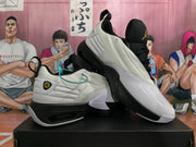 Jordan White and Black Basketball Sneakers