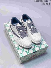 Jordan Air Jordan Low White Grey Sneakers 2607JVD1197A17