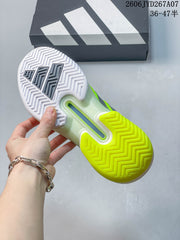 adidas Adizero Ubersonic 5 Clay Tennis Shoes, Neon Yellow