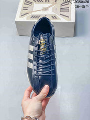 Adidas Originals Tokyo Low-Top Sneakers in Navy and Silver