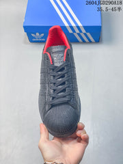 adidas Originals Superstar 2 Black Textured Sneakers