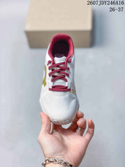 On Cloudstratus 3 Kids' Running Shoes White Burgundy Yellow