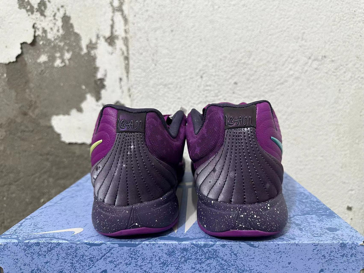 Nike Basketball Shoes in Purple with Turquoise Swoosh