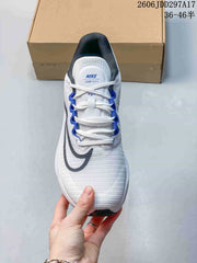 Nike Zoom Fly 5 White and Blue Running Shoes JDD297A17