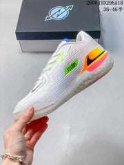 Nike Air Zoom GT Cut Low-Top Basketball Shoes, White