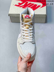 Jordan Air Jordan 1 High Sneakers in White and Grey