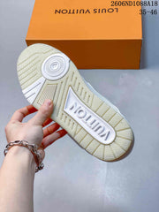 Louis Vuitton Trainer Low-Top Sneakers in White