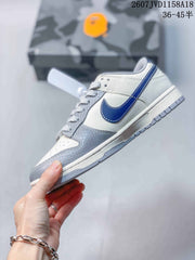 Nike SB Dunk Low Cream Gray Blue Sneakers 2607JVD1158A18