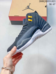 Jordan Air Jordan 12 High Basketball Sneakers Dark Gray 308317-001