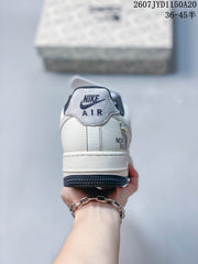 Nike Air Force 1 '07 Low Sneakers White Navy Gray