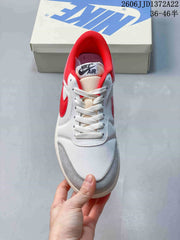 Jordan Skyline Low-Top Sneakers in White, Red and Grey