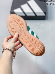 adidas Adipista Trainers White Green Gum EG8662