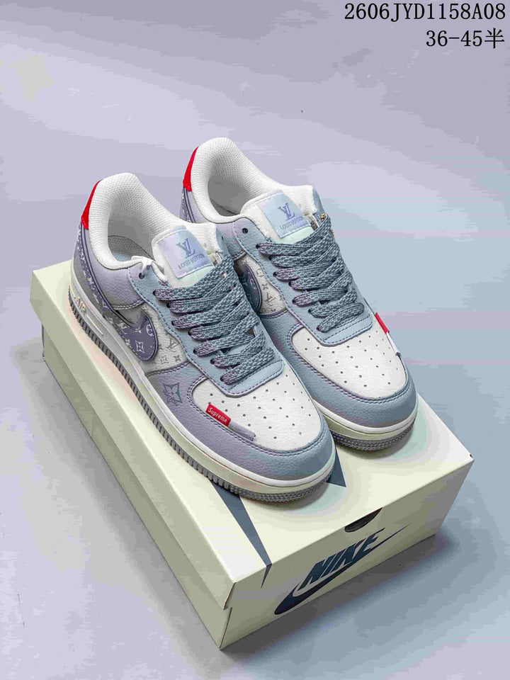 Nike Air Force 1 '07 Low Sneakers in Gray and White
