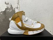Nike Zoom 2K5 White and Metallic Gold Basketball Shoes