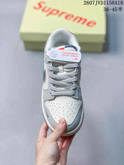 Nike SB Dunk Low Sneakers Gray White Black