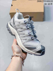 Salomon XT-3D Trail Running Shoes in White and Gray