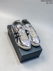 Onitsuka Tiger Mexico 2025 Silver Leather-Style Sneakers