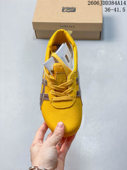 Versace x Onitsuka Tiger Tai-Chi Sakura Low-Top Sneakers, Yellow