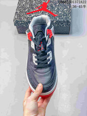 Jordan Spizike Low Sneakers in Charcoal and Red FQ1579-001