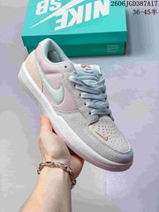 Nike SB Force 58 Sneakers in White and Pastel Colors