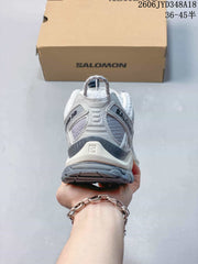 Salomon XT-3D Trail Running Shoes in White and Gray