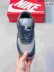 Nike Air Max 90 Sneakers in Navy and Gray