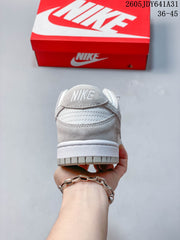 Nike SB Dunk Low Sneakers White and Grey IB4417-105