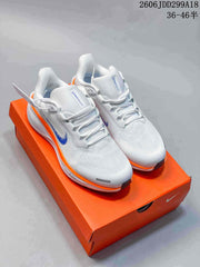 Nike Air Zoom Pegasus 41 Running Shoes, White and Blue